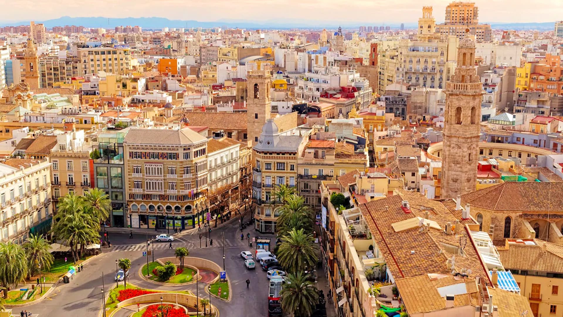 Reisbestemming achtergrond